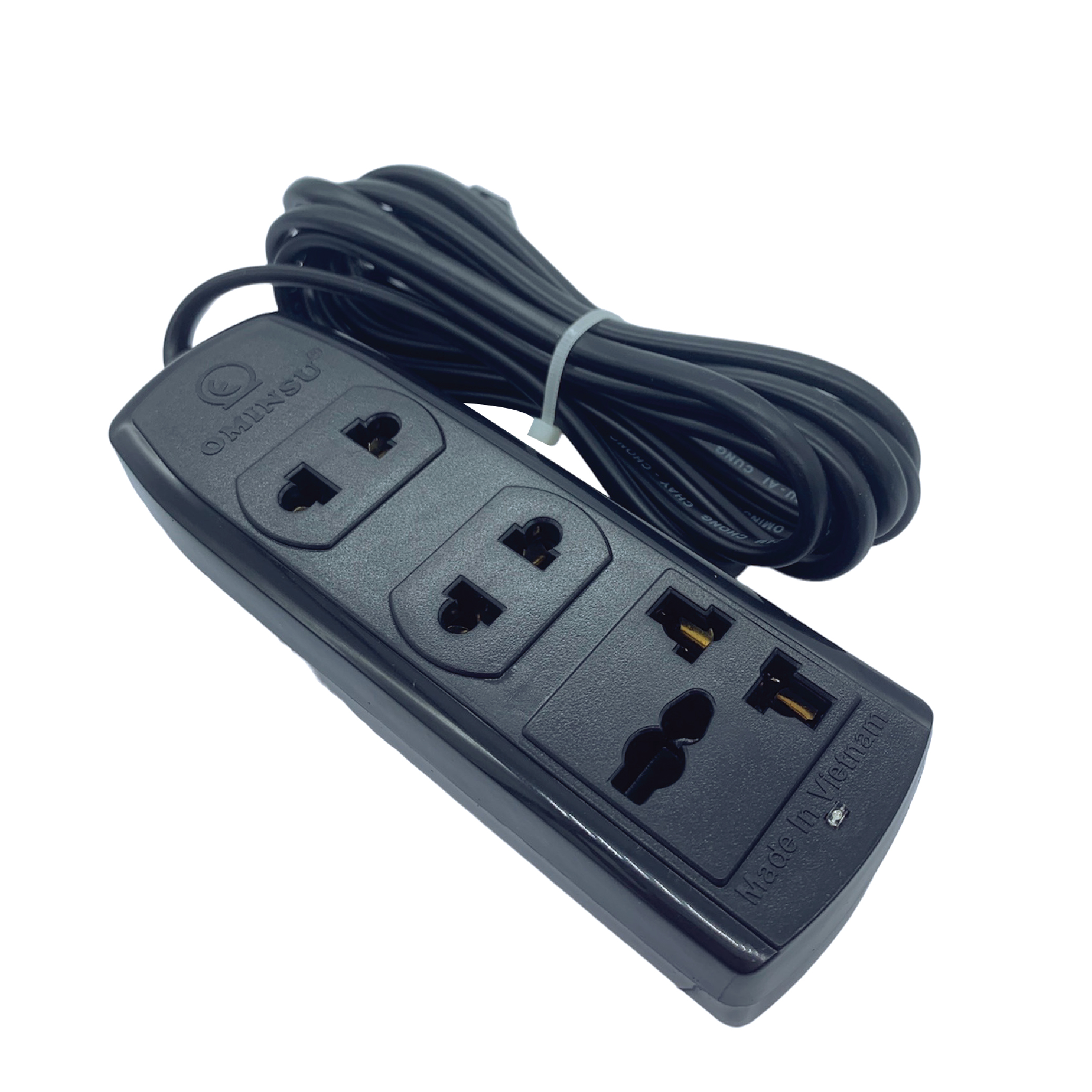 Ổ dây 1 cửa đa năng + 2 cửa đơn 1200W 3H